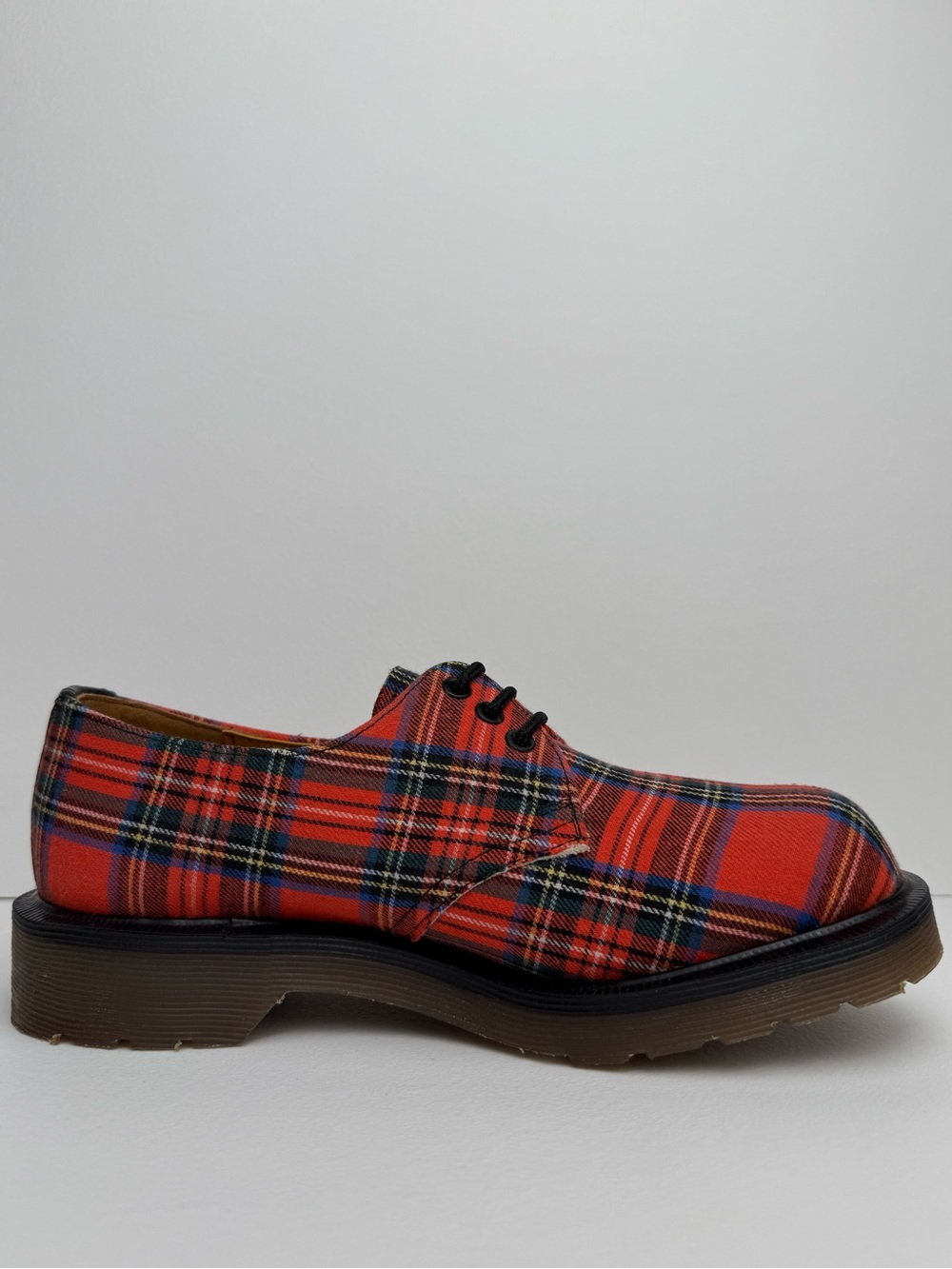 Dr. Martens NaNa Plaid Vintage Canvas Gibson Made in England Oxfords UK 5 - Picture 6 of 16